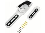 Supporto A Parete Verticale Per Biciclette, Facile Da Usare, Pratico Supporto Per Garage, Nero, Bianco