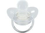 Ciuccio In Silicone, Lettere A-Z Argentate, Sicuro, Senza Bpa, Monopezzo, Senza Cuciture, Con Coperchio Per Neonati Da 6 A 18 Mesi, M