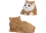 Simulazione Di Gatto Giocattolo Vivace Decorazione Domestica Peluche Morbido Carino E Soffice, Realistico