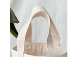 Borsa Per Biberon, In Puro Cotone, A Forma Di Secchiello, Simpatico Ricamo, Porta Pannolini, Organizer Per Carrozzine, Motivo A Orsetto