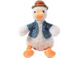 Anatra Parlante Che Ripete Ciò Che Dici, Con Simpatico Cappello Di Paglia, Gilet Rimovibile, Peluche Per Bambini (Usb (Repetition Shaking Dance Music))