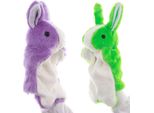 Coniglietto Carino Di Peluche, Pupazzo A Guanto, Giocattolo Da Dito Di Coniglio, Regalo Di Compleanno Per Bambini