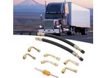 Adattatore Flessibile Per Valvola Del Pneumatico Con Stelo A 45 Gradi 90-135 Per Auto, Camion, Camper, Rimorchi, Furgoni Per Camper