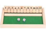 Gioco Da Tavolo A Dadi, Portatile, Per Feste, Divertente, In Legno, 12 Numeri, Tessere Da Girare, Giocattolo Per Bar, Ktv, Tea House