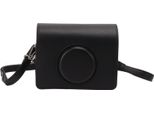 Borsa Per Fotocamera, Borsa Protettiva In Finto Cuoio Alla Moda Con Tracolla Per Fuji Instax Mini Evo, Nero