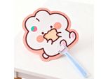 Cartoon Cute Hand Fans Pp Small Fan Portable Summer Hand Per Bambini Studentbread Rabbit