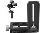 Piastra Di Sgancio Rapido Verticale Per Fotocamera Con Attacco L E Foro Per Vite Da 1/4 Di Pollice Arca Port Per Stabilizzatore Zhiyun Weebill S Crane 2/3