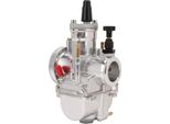 Gruppo Carburatore 24 Mm, Carburatore In Metallo, Universale Per 50 Cc-110 Cc, Atv, Quad, Moto, Argento