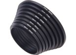 8 Pezzi Filtro Step Up Anelli Adattatore 49-52-55-58-62-67-72-77-82Mm 49Mm-82Mm