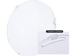 Studio Fotografico Piastra Diffusore Portatile Da 18,5 Cm Con Superficie Opaca Per Paralume Riflettore Standard Da 7" Con Attacco Bowens"