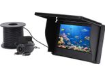 Telecamera Da Pesca Subacquea, 15 M Di Cavo, 1080P, Video Ad Alta Risoluzione Da 4,3 Pollici Visibile Su Grande Schermo, Fish Finder Per Il Ghiaccio