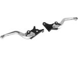 Coppia Di Leve Freno-Frizione Moto, Lega Di Alluminio Cnc, Angolo Regolabile, Manubrio Ergonomico Per CB350 Hness GB350, Argento