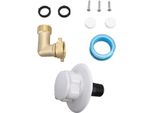 Set Di 10 Pezzi Per Il Riempimento Dell'acqua Del Camper In Ottone Con Attacco Per Tubo Flessibile/Valvola Di Non Ritorno Per Rimorchi Di Camper, Marina, 90°