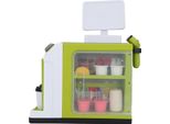 Immagina La Cassiera Del Supermercato Con Scanner Realistico Del Frigorifero Della Macchina Del Caffè, Gioco Di Cassa Per Bambini E Bambine