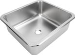 Lavello In Acciaio Inox 304 Per Camper, Versatile, Di Grande Capacità, Rettangolare, Per Roulotte, Camper, Barca, Yacht, Argento Spazzolato Lucido