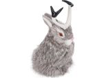 Simulazione Di Coniglio Ornamento Di Corna Carino Casa Decorazioni Animale Modello Peluche Bambola Giocattolo Per L'ufficio Bianco