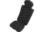 Cuscino Da Bagno Per Tutto Il Corpo, Ergonomico, Rimovibile, Morbido E Imbottito, Con Ventosa Per Il Supporto Di Testa, Collo E Spalle, Nero