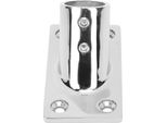 Barca Corrimano Base 7/8 Pollici 316 Acciaio Inox Marino Rettangolare Maniglia Ringhiera Montaggio Per Barche Yacht 60 °