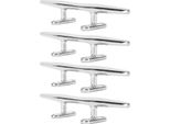 4 Pezzi Bitte D'ormeggio Per Barche, Robuste Bitte D'ormeggio In Acciaio Inox Per Yacht Marini, Società Gonfiabili, 20,3 Cm