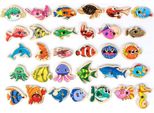 Gioco Di Pesca Magnetico In Legno, Abilità Motoria Fine, Pesca Magnetica E Gioco Del Conteggio Per Bambini In Età Prescolare