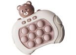 Gioco Di Velocità A Scorrimento Portatile, Giocattolo Elettronico A Spinta Per L'apprendimento Precoce, Orso