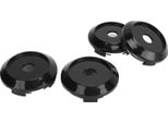 64 Mm 4PCS Auto Ruota Centro Hub Cap Inox Nero Copertura Cerchio Pneumatici Universale Per Il Veicolo