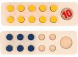 Chiodini Per Contare In Legno, Giocattolo Con Sacchetto Per Riporre Gli Oggetti, Matrice A Dieci Griglie, Gioco Matematico Di Ordinamento Dei Numeri