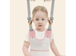 Imbracatura Per Bambini Che Aiuta A Camminare, Traspirante, Confortevole, Regolabile, Cintura Per Bambini Che Aiuta A Camminare, Rosa