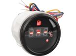 Indicatore Di Livello Del Carburante Da 52 Mm, Dc 9-32 V, Coperchio A Disco Nero, Display Digitale Per Camper, Yacht, Barche Da Pesca