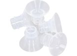 Inserti Flangiati Per Tiralatte Portatile 13 Mm 15 Mm 17 Mm 19 Mm 21 Mm 24 Mm In Silicone Con Valvola A Becco D'anatra Borsa Del Latte