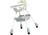 Seggiolone Per Bambini, Regolabile In Altezza, Multifunzionale, Vassoio Estraibile, Pieghevole, Trasformabile, Per Bambini, Verde Matcha