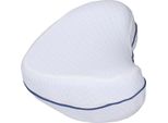 Cuscino Per Ginocchia Per Donne In Gravidanza, A Forma Di Cuore, Allevia La Fatica, Supporto Per Le Gambe, Memory Foam, Blu