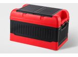 Contenitore Per Il Bagagliaio Dell'auto, 2 Coperchi, Organizzatore Pieghevole In Plastica Con Diversi Scomparti E Borsa Impermeabile, Nero, Rosso