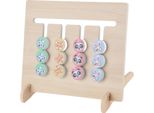 Blocchi Di Forme In Legno, Gioco Di Ordinamento, Giocattolo, 4 Colori, Allenamento Del Pensiero, Puzzle Scorrevole