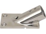 Base Per Tubo Da Barca, Corrimano Rettangolare In Acciaio Inox 316, Ferramenta Marina Per Yacht, 25 Mm