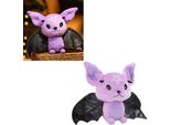 Peluche Pipistrello, Per Bambini, Halloween, Natale, Festa, Morbido, Carino, Cartone Animato, Peluche, Bambola, Decorazione Casa, Viola