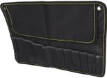 Borsa Porta Attrezzi A Rullo Per Moto, Grande Capacità, Spessa, Portatile, Con Tasche Multiple, Da Appendere, Nera