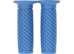 2 Pezzi Manopole Moto Sinistra Destra 22Mm 24Mm Gomma Antiscivolo Universale Per Moto Dirt Bike Utv Atv Blu