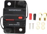 Interruttore Di Alimentazione Audio Per Auto, 12 V, Impermeabile, Reset Manuale Con Fusibile Per Impianto Stereo 60 A