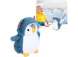 Bambola Di Peluche Animale Simulato, A Forma Di Cartone Animato, Di Peluche, Adorabile Giocattolo Per Bambini, Dinosauro Blu