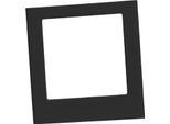 Cornice Fotografica Tascabile Magnetica, Cornice Magnetica Bifacciale Da Frigo Per Fujifilm Instax, Quadrata, Nera