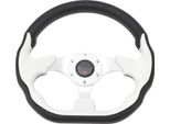Volante Universale A 6 Fori Per Carrello Da Golf Da 12,5 Pollici Di Ricambio Per E-Z-GO Txt Rxv Bianco