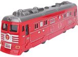 Bambini Treno Elettrico A Vapore Giocattolo Inerzia Scivolare Retrò Spray Educativo Precoce Apprendimento Rosso