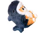 Bambola Gatto Cartone Animato, Espressione Simpatica, Cotone Pp, Peluche, Giocattolo Per La Decorazione Della Casa, Squalo
