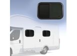 Finestra Push-Pull Per Camper Con Rete Anti-Insetti, Orizzontale, Ad Angolo Tondo, Impermeabile, Per Roulotte, Camper, Rimorchi, Per Pareti Di Spessore 26-31 Mm/1,02-1,22 Pollici