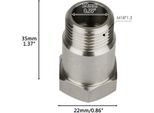 Adattatore Filettato M18X1,5, Raccordo Per Sensore Temperatura Gas Di Scarico In Acciaio Inox Per Veicoli