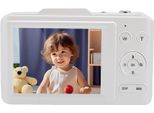 Fotocamera Digitale 4K Per La Fotografia, Autofocus, 48 Mp Hd, Anti-Shake, Zoom 16X, Schermo Da 2,8 Pollici, Bianco