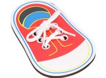 Imparare A Legare I Lacci Delle Scarpe, Giocattolo Per Lo Sviluppo Precoce, Insegnare L'indipendenza, Giocattolo Per Allacciare E Infilare Lacci Lisci Per Bambini