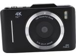 Fotocamera Digitale 4K Per La Fotografia, Autofocus, 48 Mp Hd, Anti-Shake, Zoom 16X, Schermo Da 2,8 Pollici, Nero