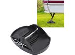 4 Pezzi Cric Stabilizzatore Per Camper, Lato Inferiore Antiscivolo, Base Di Livellamento Per Rimorchio Da Viaggio, 5° Ruota, Nero